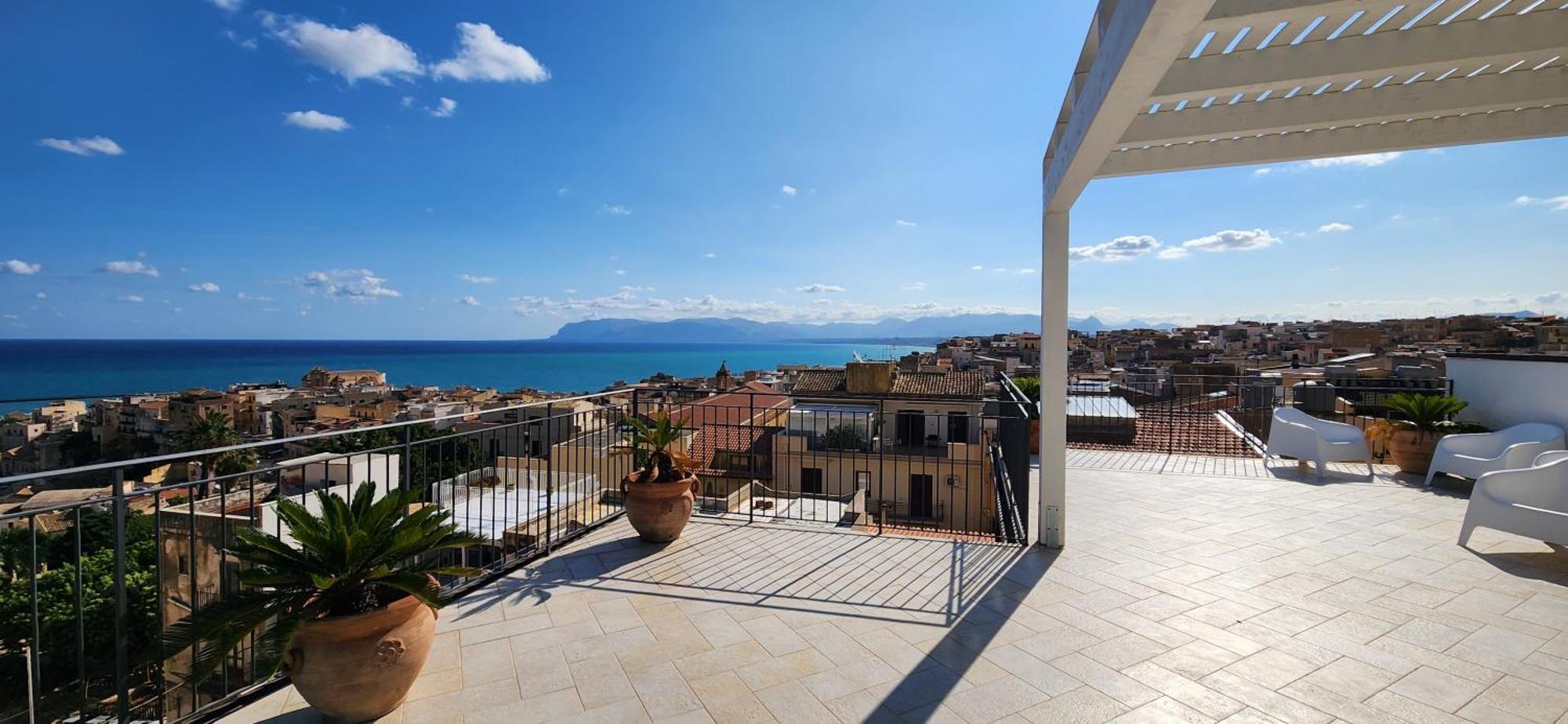Apartamento Palazzo Del Golfo Penthouse Castellammare del Golfo Exterior foto